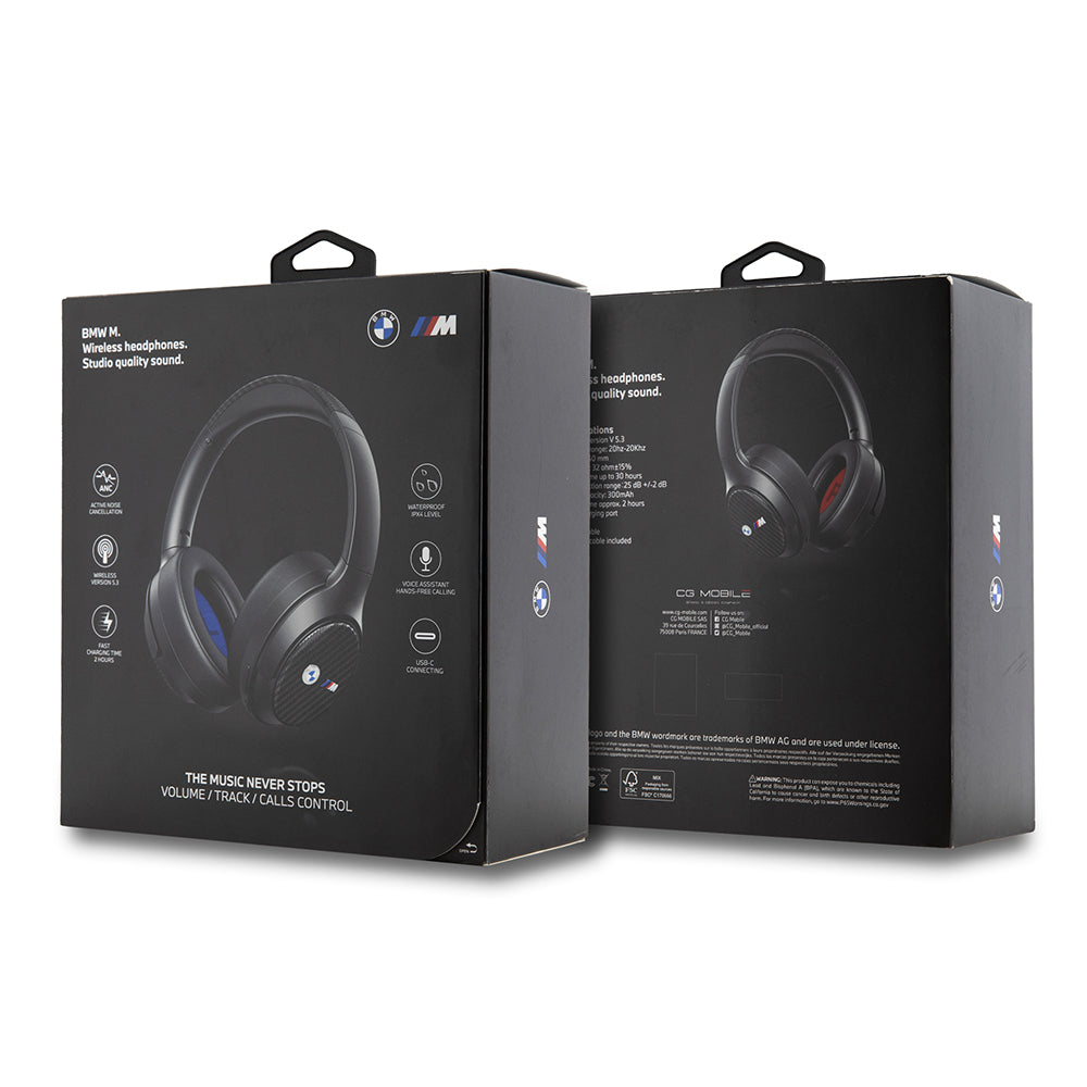 BMW Orjinal Lisanslı ANC/ENC Özellikli Kulak Üstü Bluetooth Kulaklık M Edition Karbon Dizayn v5.3 BMW Orjinal Lisanslı ANC/ENC Özellikli Kulak Üstü Bluetooth Kulaklık M Edition Karbon Dizayn v5.3